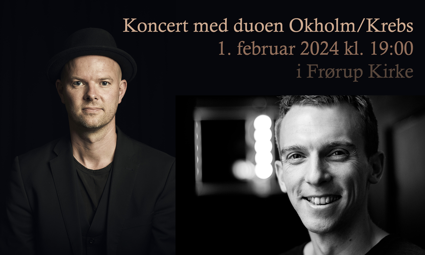 Kirkekoncert - Duo Okholm & Krebs